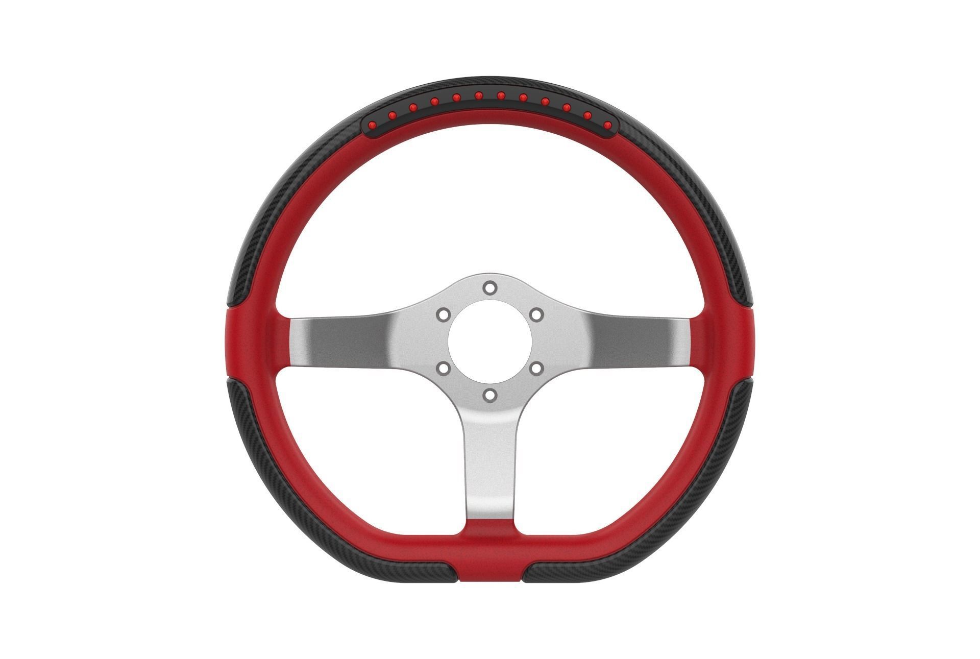 Automotive Racing Steering Wheel 3D print model_37
