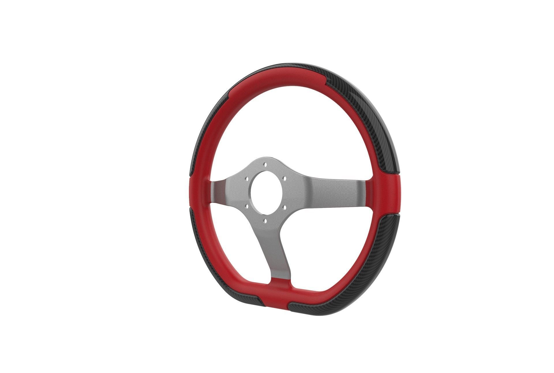 Automotive Racing Steering Wheel 3D print model_21