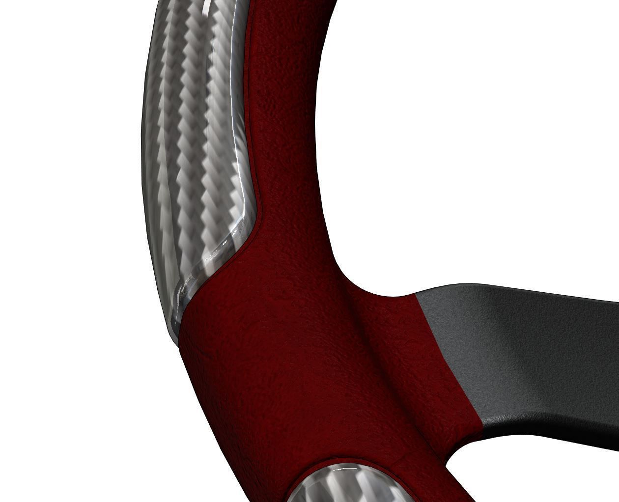 Automotive Racing Steering Wheel 3D print model_44