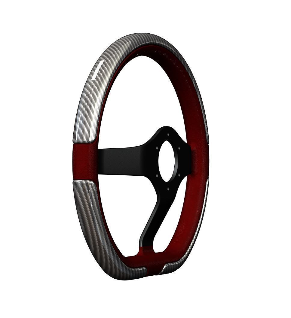 Automotive Racing Steering Wheel 3D print model_50