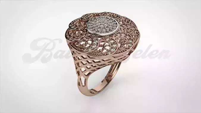 Woman ring diamond R00291