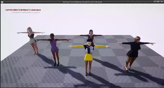 5 Rigged  Characters