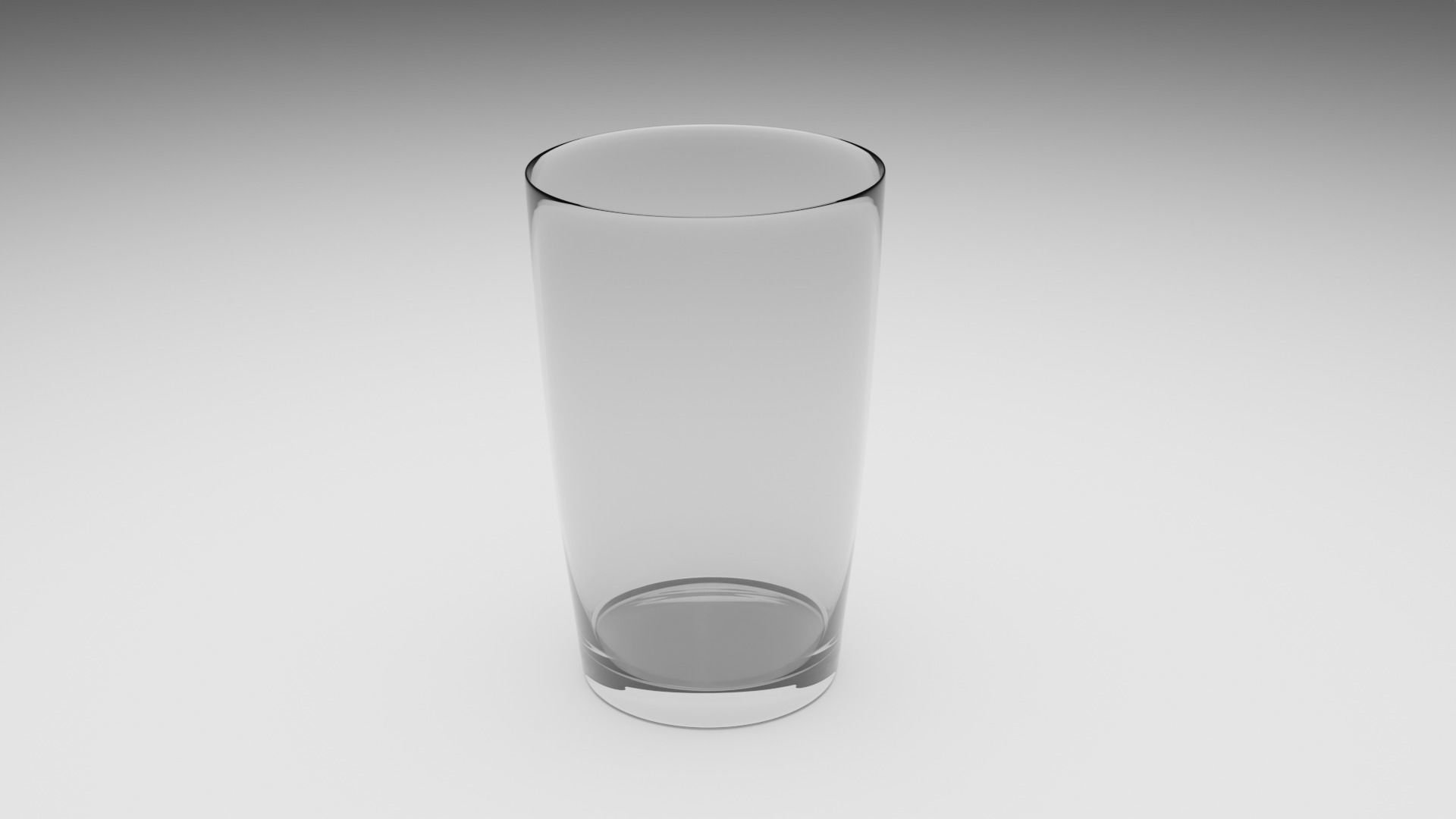 Glass of water 3D model_2