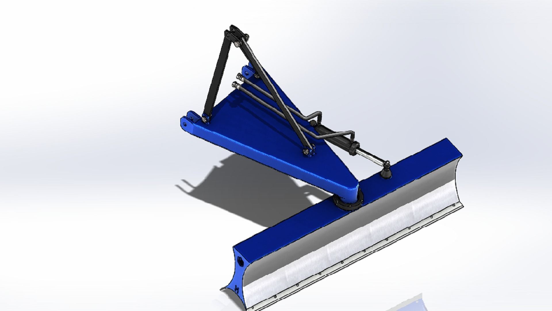 Grader for tractor  3D model_5