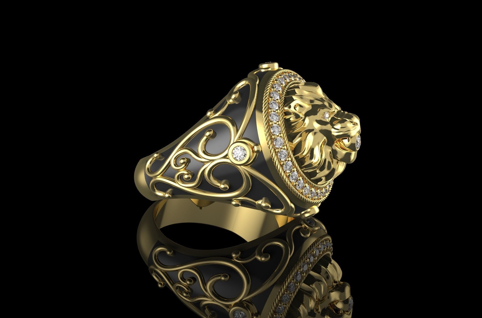 Gold N891 3D print model_2