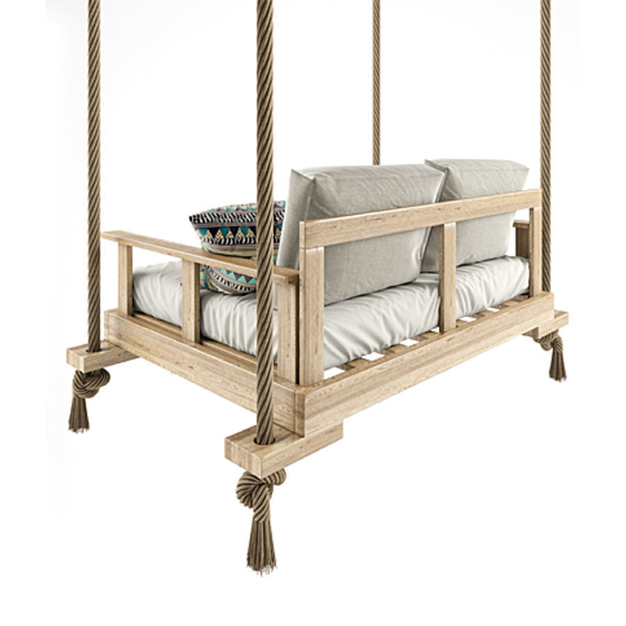 Garden Swing-Sofa  3D model_2