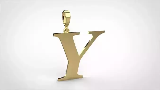 pendant alphabet georgia  Y medium 