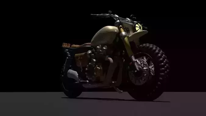 1 to 24 scale Motorcycle model for 3d printing
