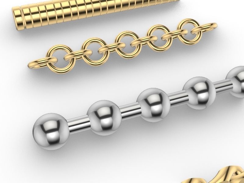 10 CHAIN LINKS stl verified 3D print model_16