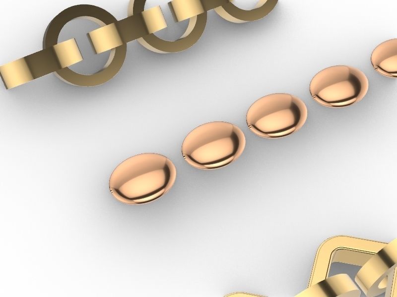 10 CHAIN LINKS stl verified 3D print model_14