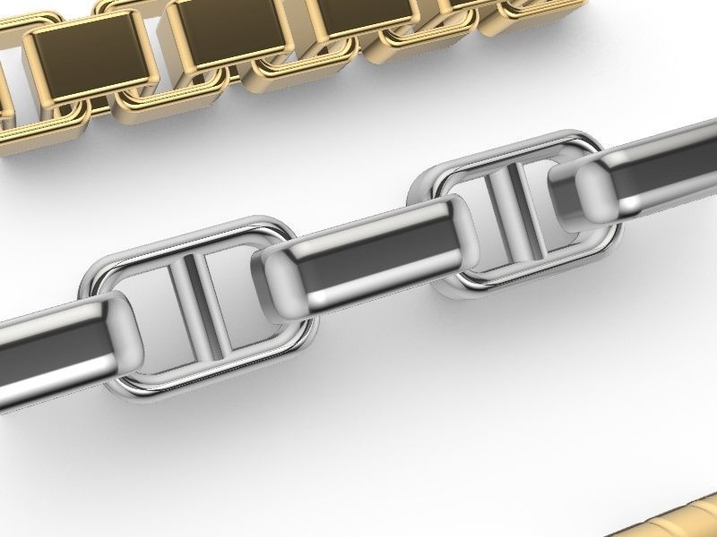 10 CHAIN LINKS stl verified 3D print model_2