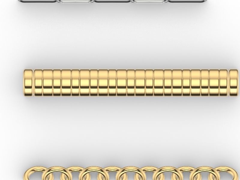 10 CHAIN LINKS stl verified 3D print model_3