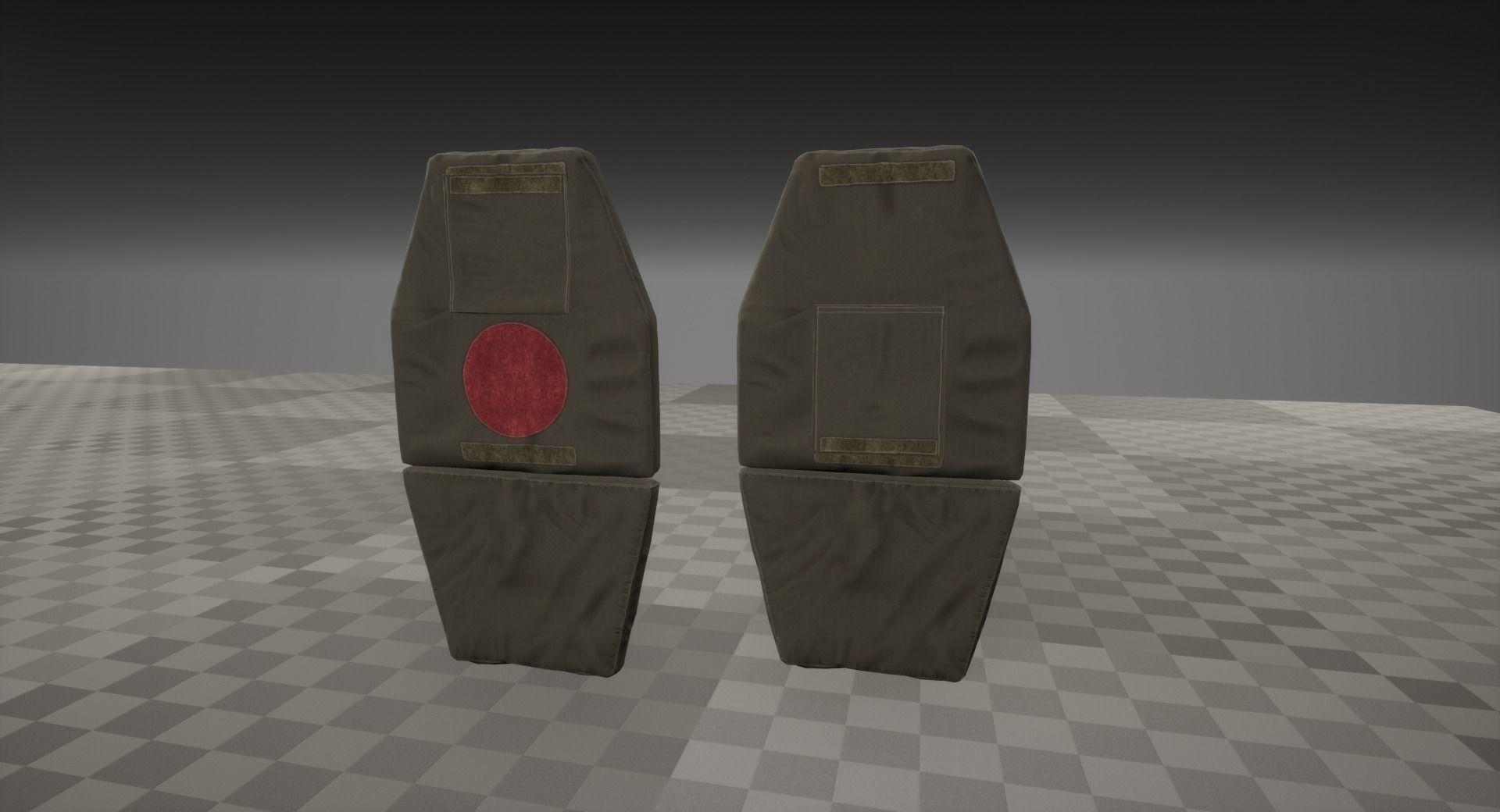 Vant LM Ballistic shield Low-poly 3D model_8