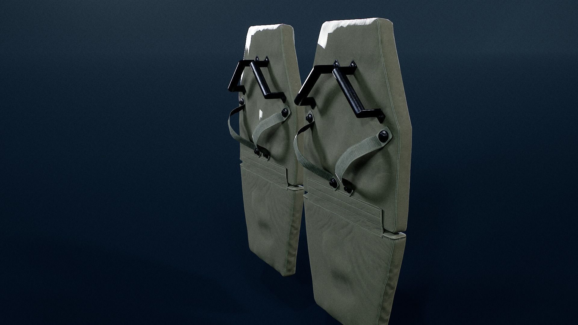 Vant LM Ballistic shield Low-poly 3D model_5