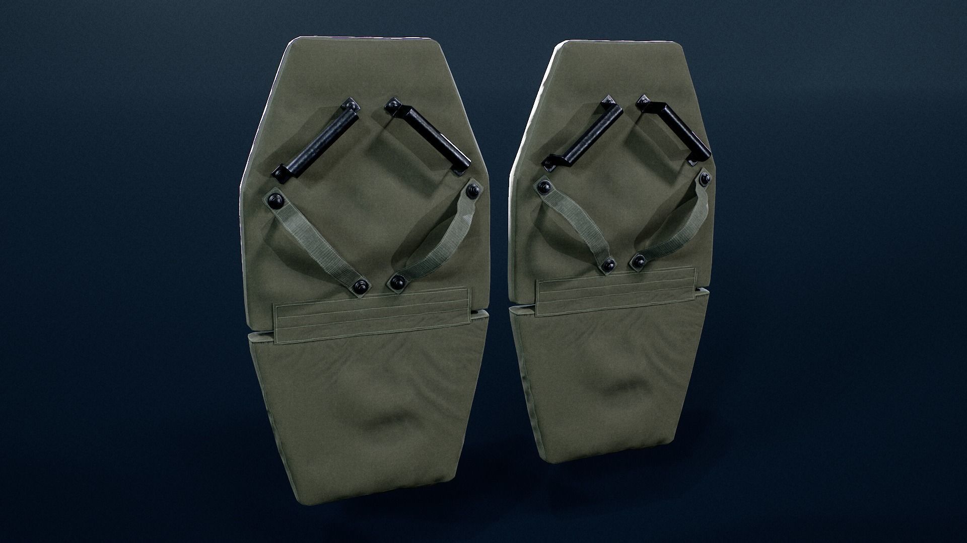 Vant LM Ballistic shield Low-poly 3D model_3