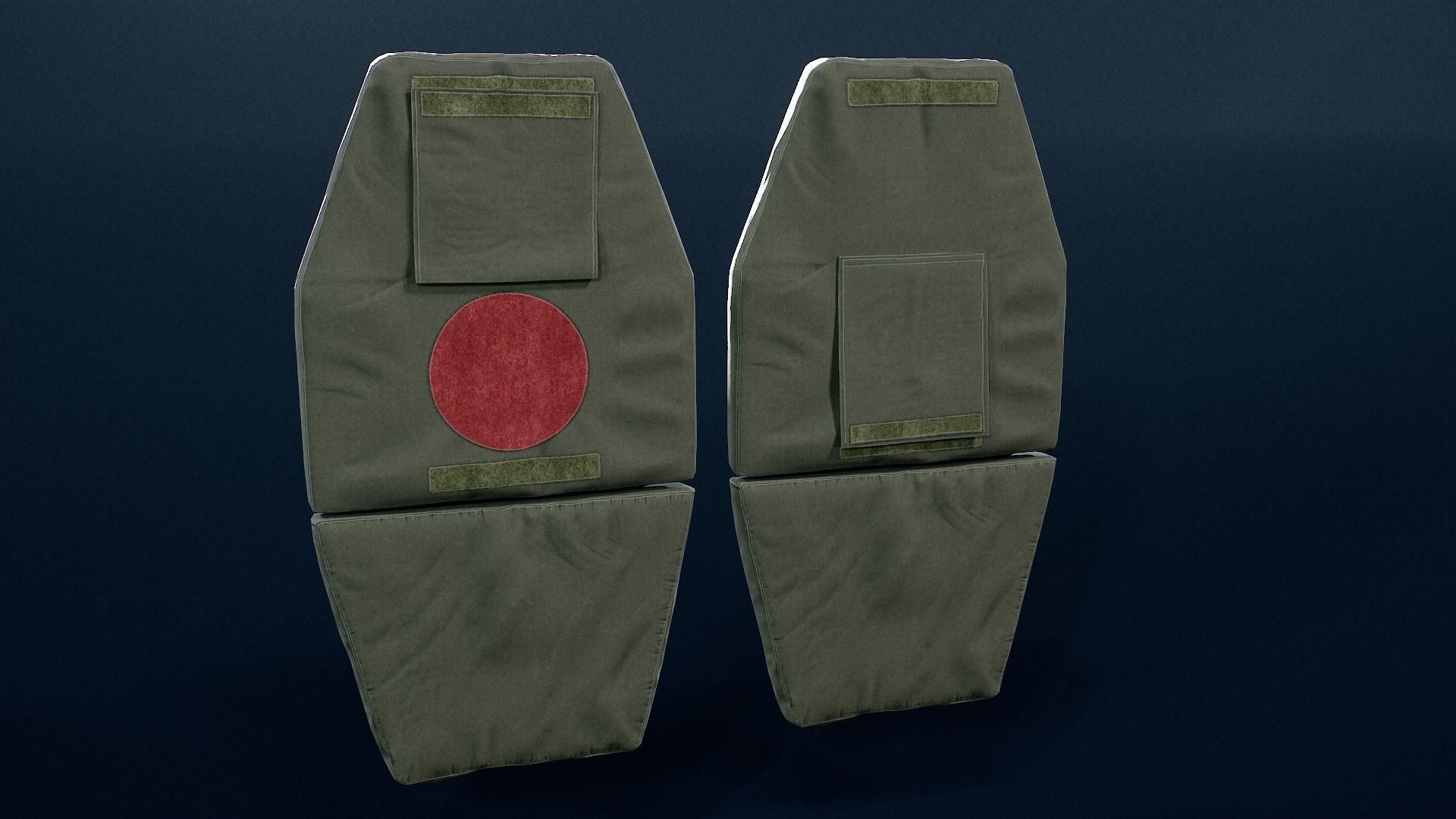 Vant LM Ballistic shield Low-poly 3D model_7