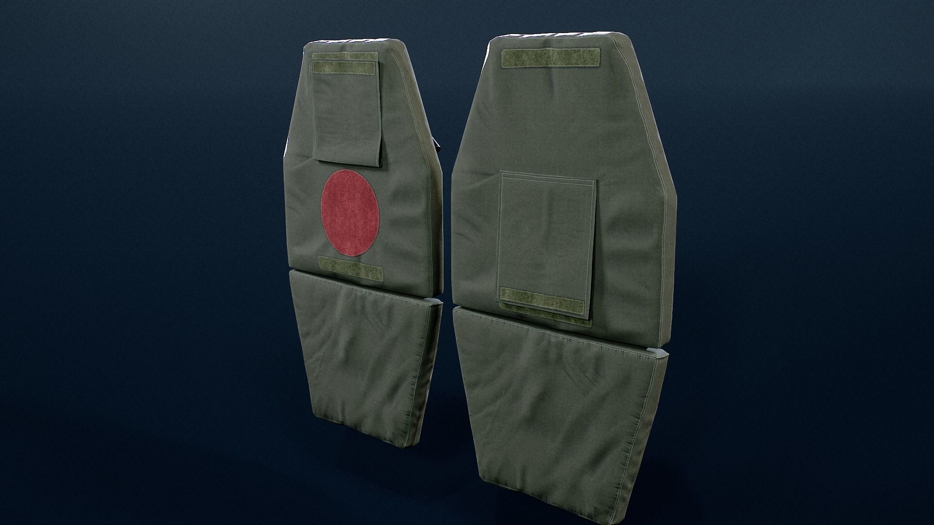 Vant LM Ballistic shield Low-poly 3D model_1