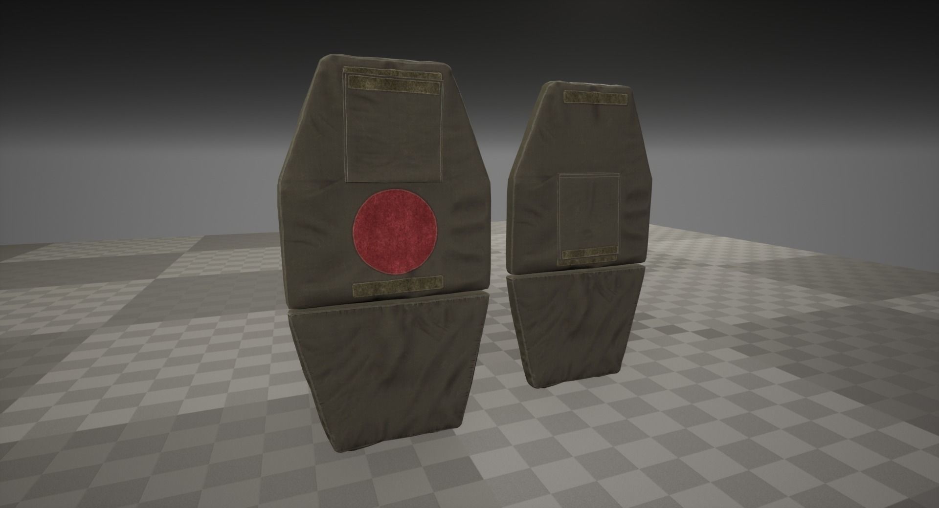 Vant LM Ballistic shield Low-poly 3D model_9