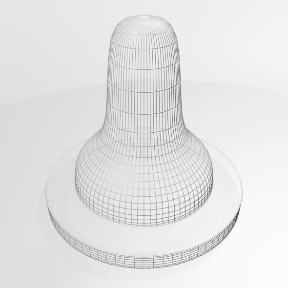 Baby Bottle Nipple 01 3D model_2