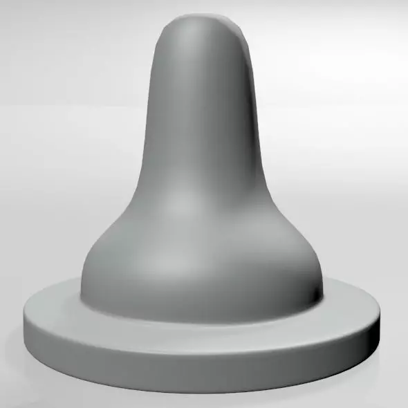 Baby Bottle Nipple 01 3D model_0