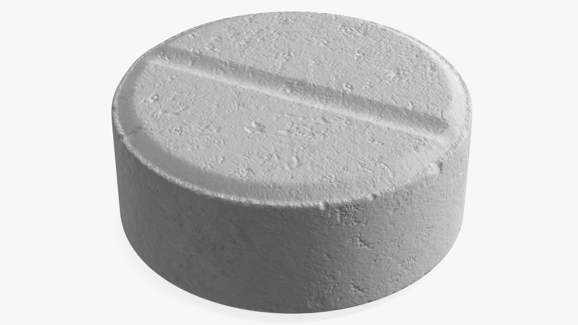 MDMA Ecstasy Pill White 3D model_6