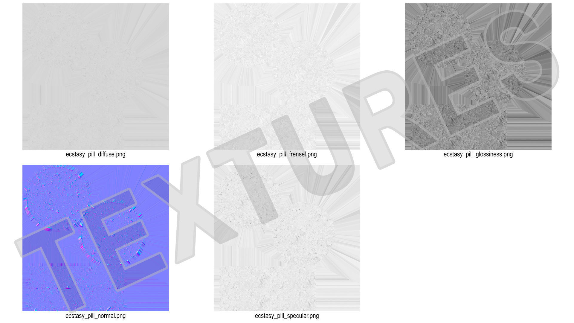 MDMA Ecstasy Pill White 3D model_17