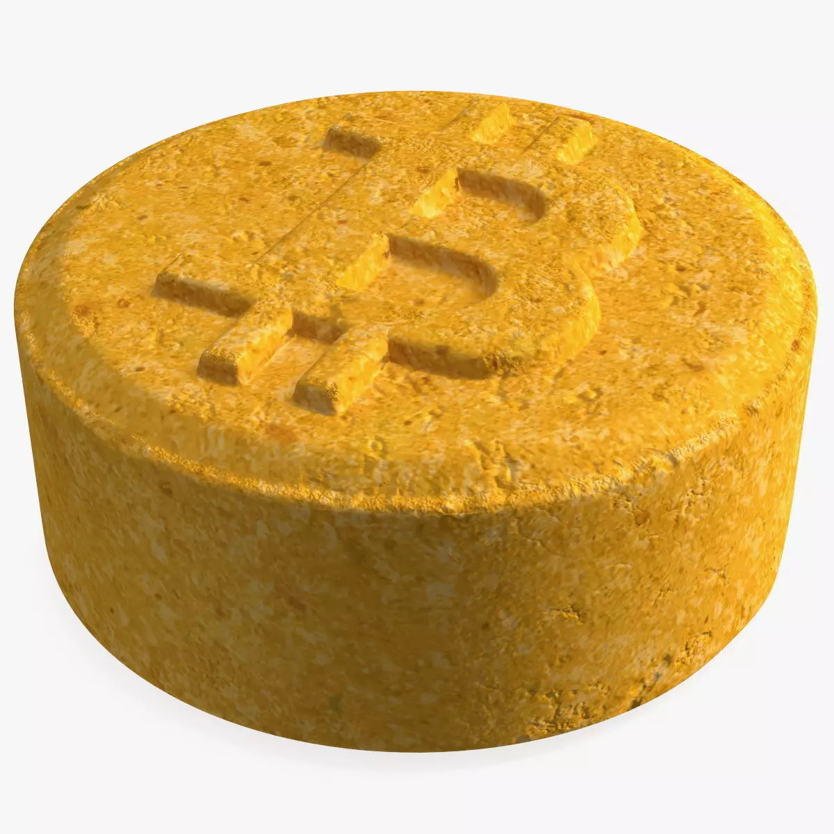 Ecstasy MDMA Pill with Bitcoin Logo 3D model | CGTrader