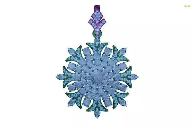 pendant snowflake