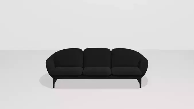 Noobist - Sofa - cavicono Low-poly 3D model