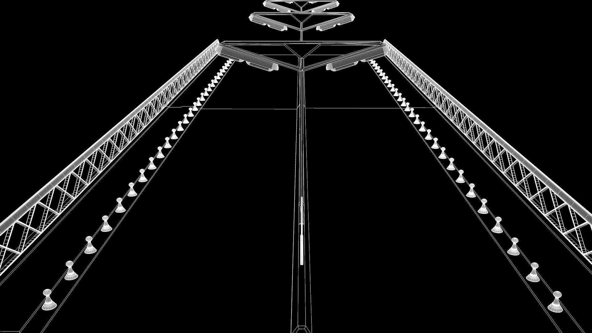 Road bridge-Ready for game Low-poly 3D model_11