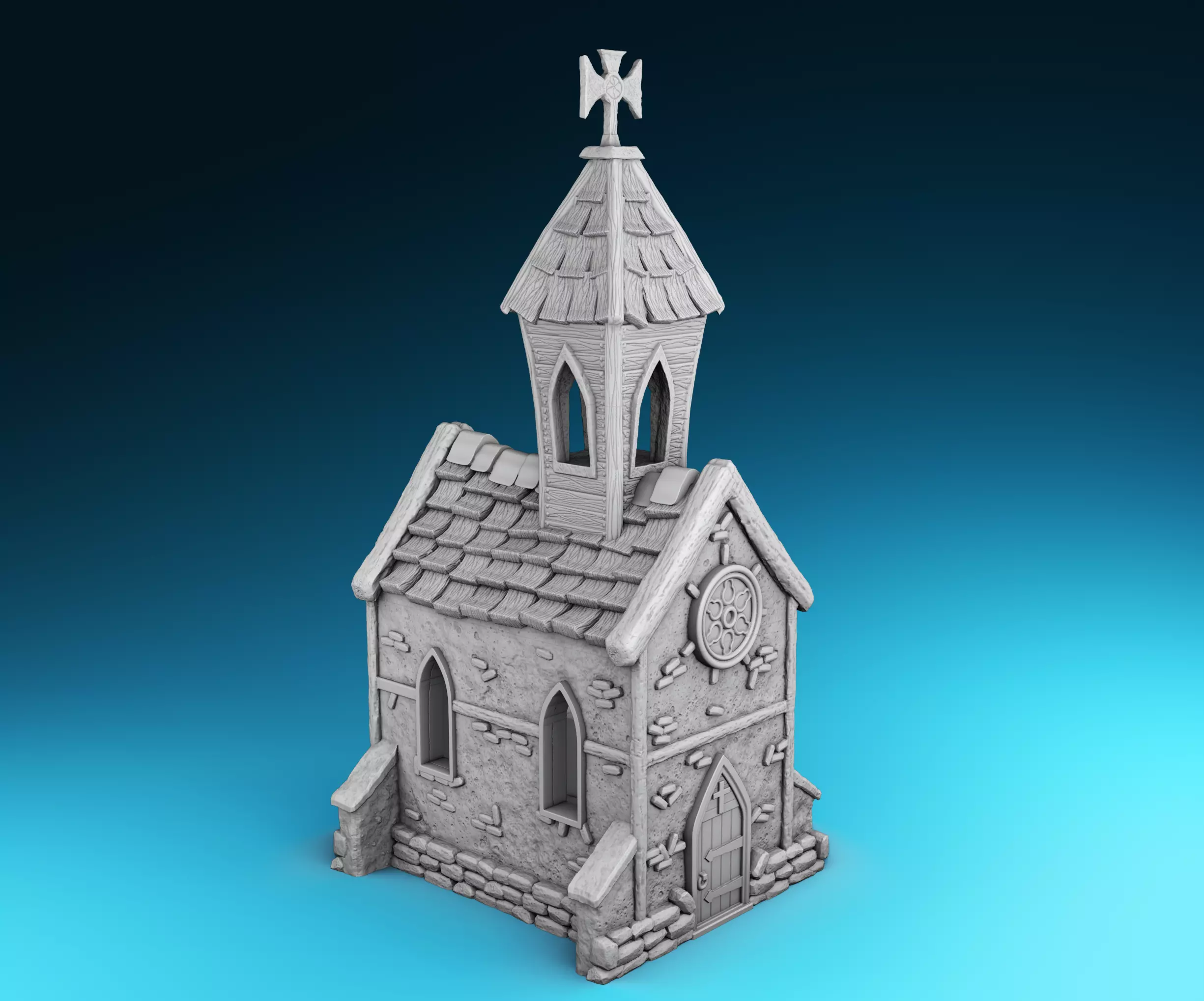 Church 3D print model