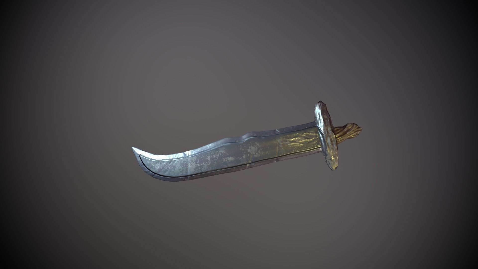 Big man-Game Ready low poly model Low-poly 3D model_5