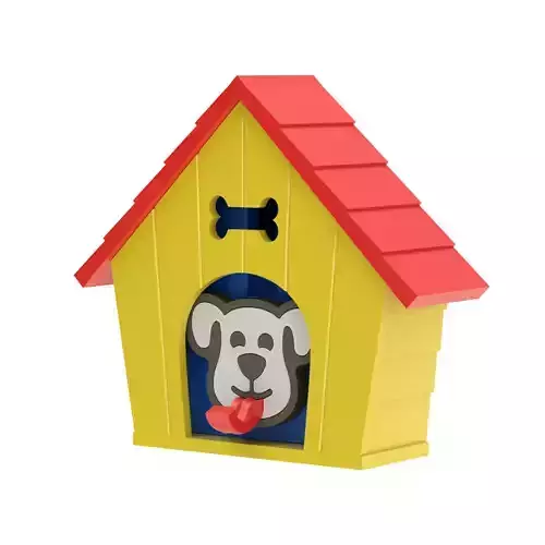 Printable Cartoonish Key Holder 3D print model