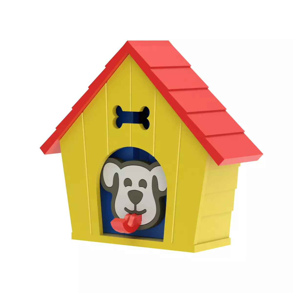 Printable Cartoonish Key Holder 3D print model