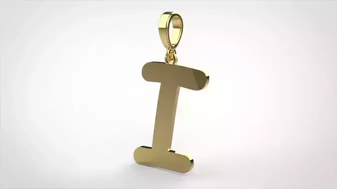 pendant alphabet comic sans I  medium 