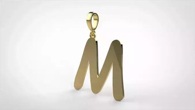 pendant alphabet comic sans M medium 