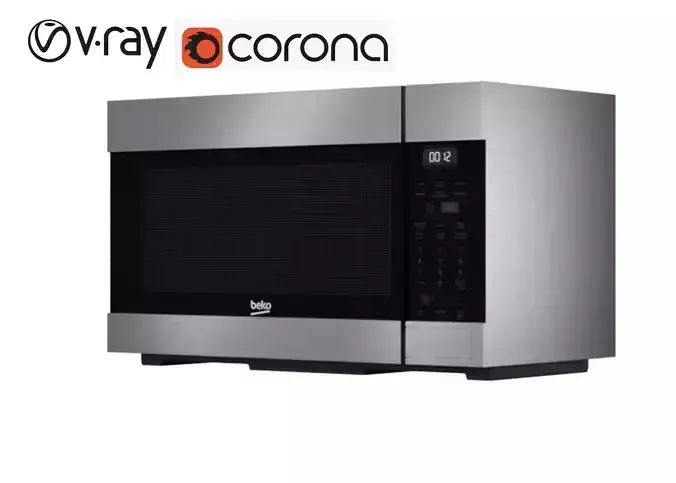 beko Over the Range Push Button Microwave