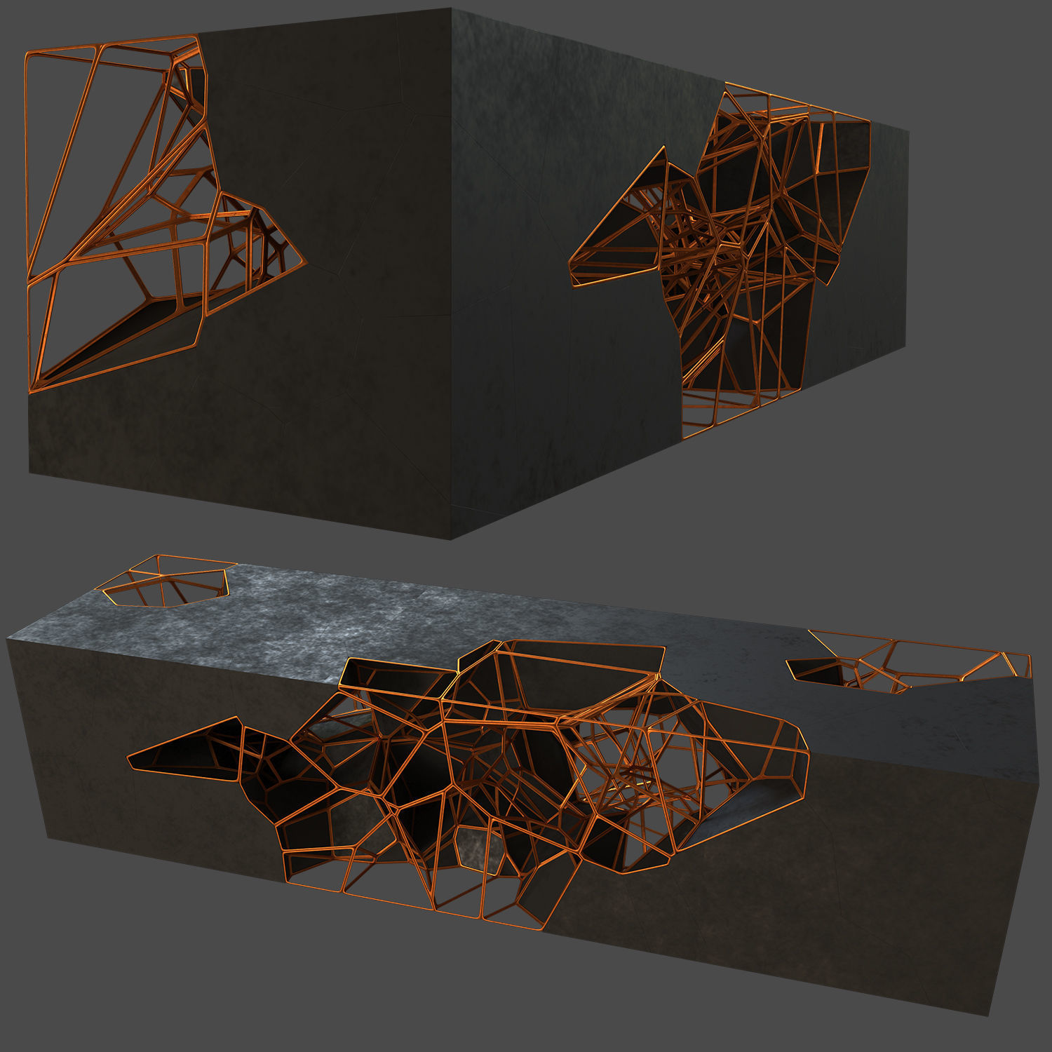 Voronoi Table vol01 3D model_1