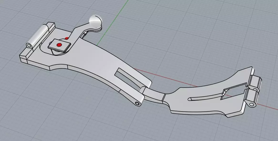 Watch Buckle 3D print model_0