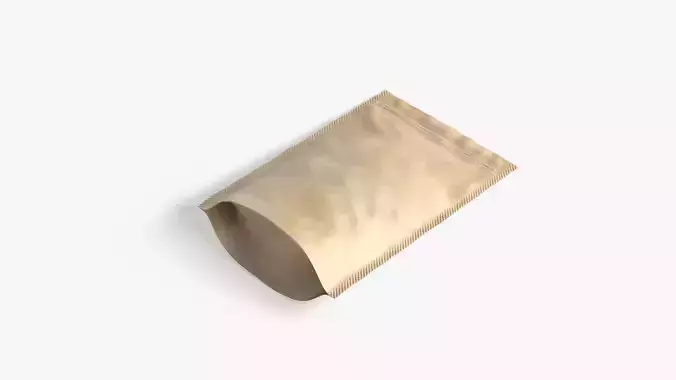 Craft Zipper Pouch Low-poly 3D model
