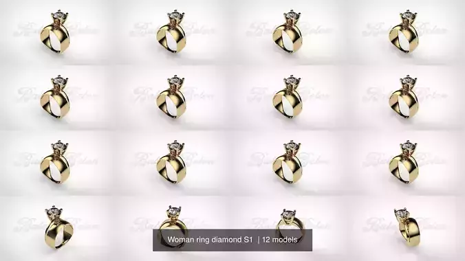 Woman ring diamond S1 