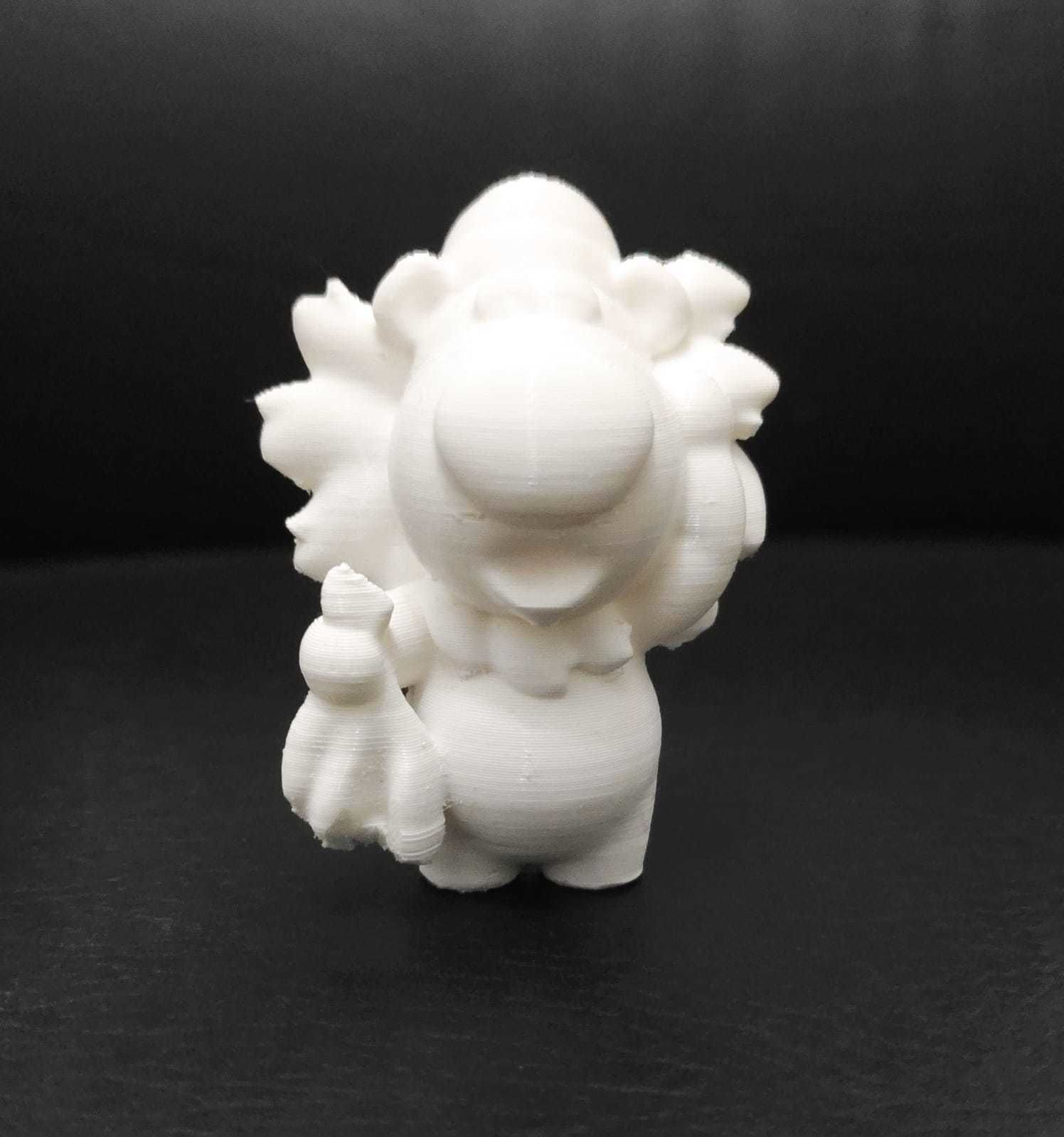 Sleepy Lion 3D print model_11