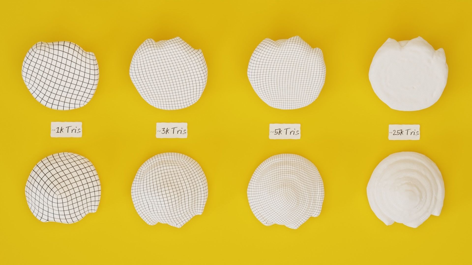 chocolate croissant     cinnamon roll Free low-poly 3D model_5