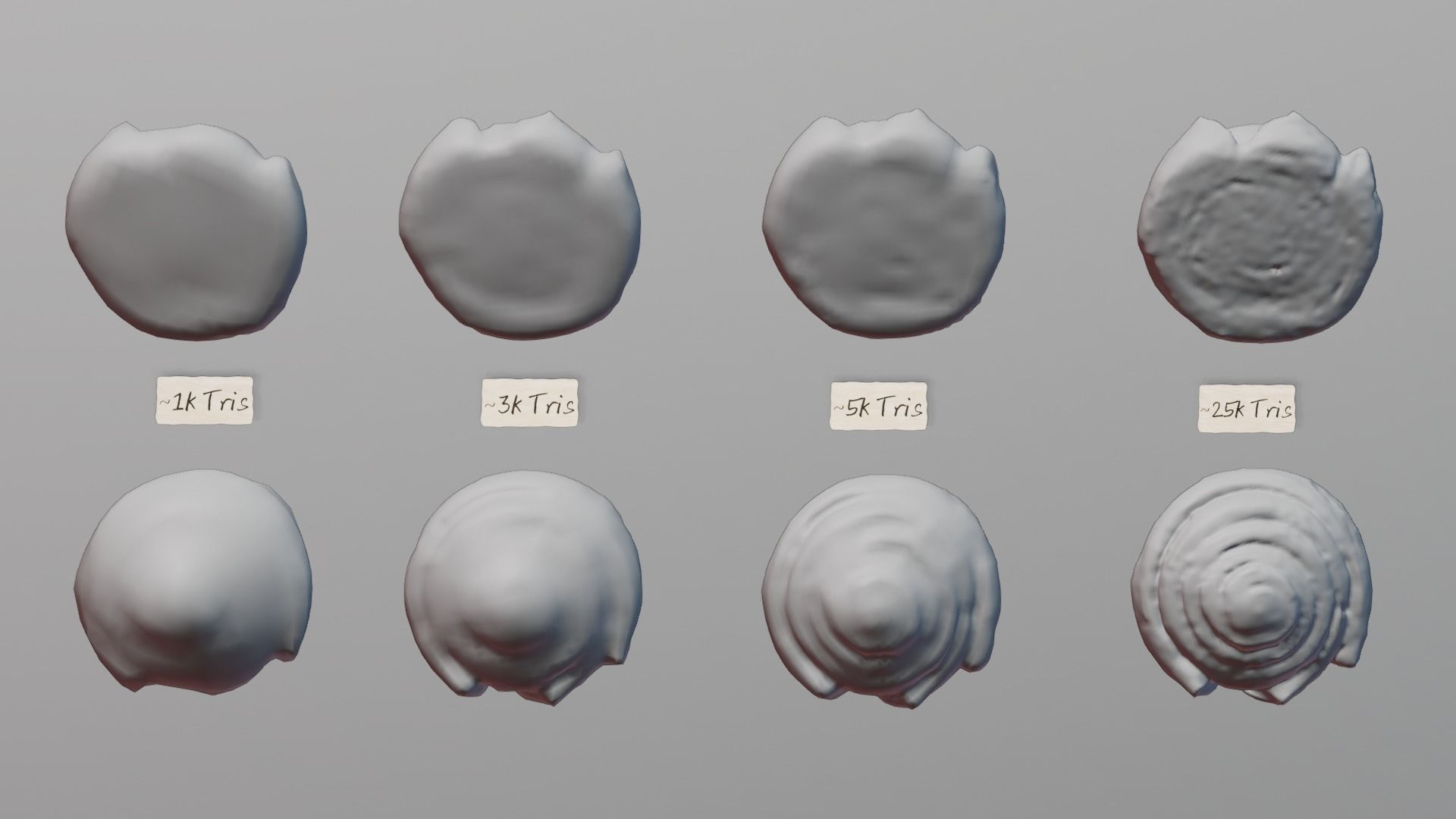 chocolate croissant     cinnamon roll Free low-poly 3D model_6