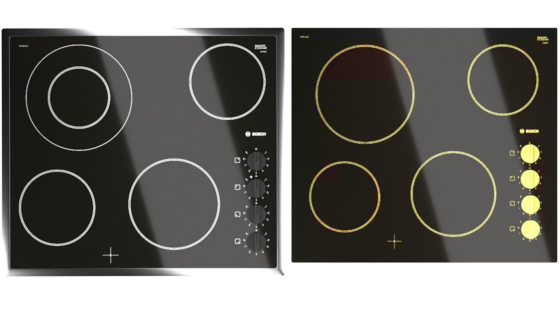set of hobs Bosch Low-poly 3D model_6