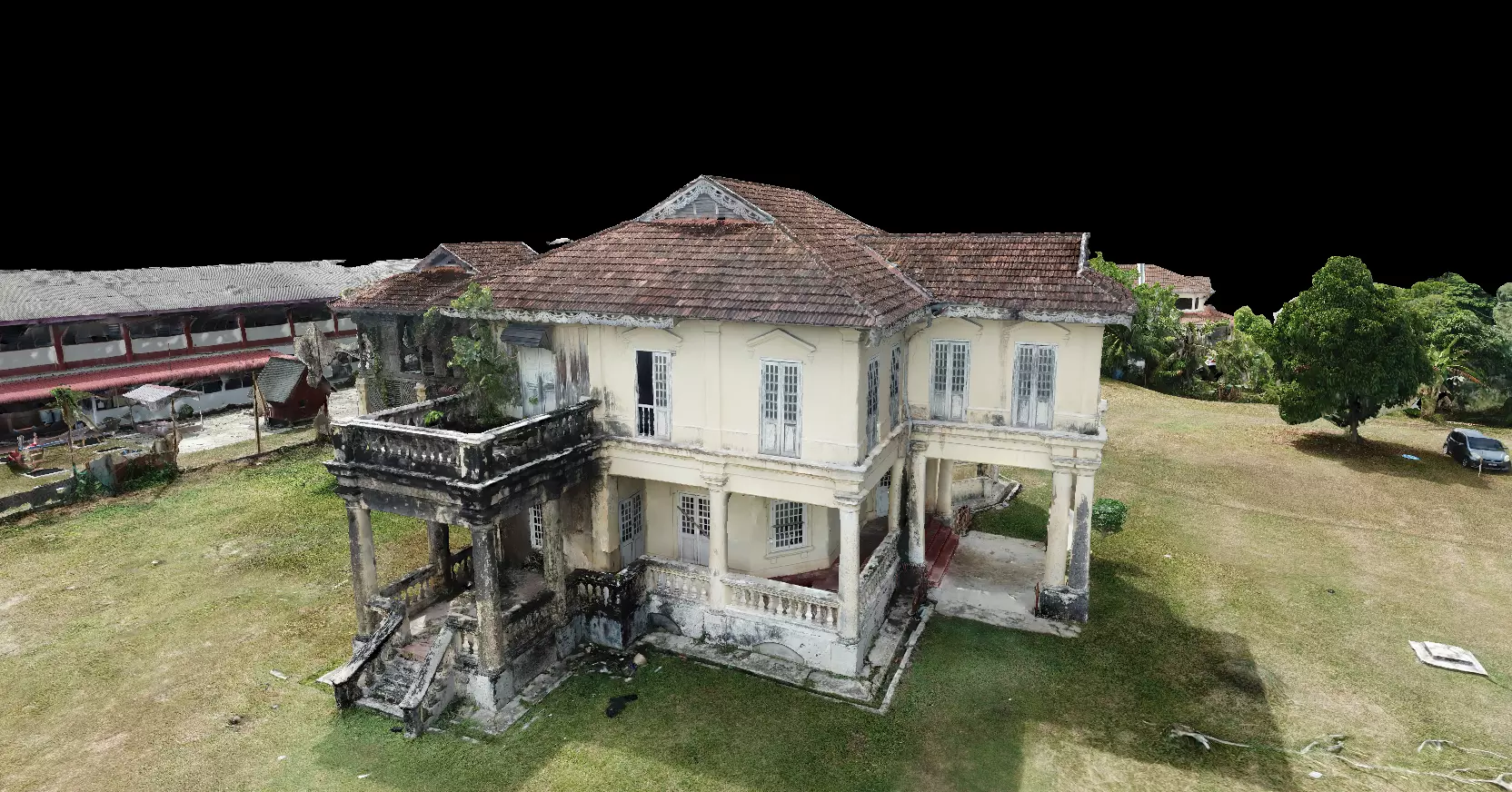 Abandon 3d model Bungalow House 3D print model_0