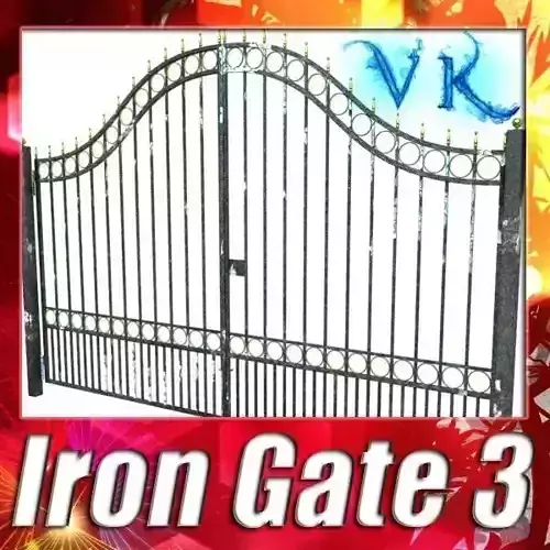 Iron Gate 03 3D model