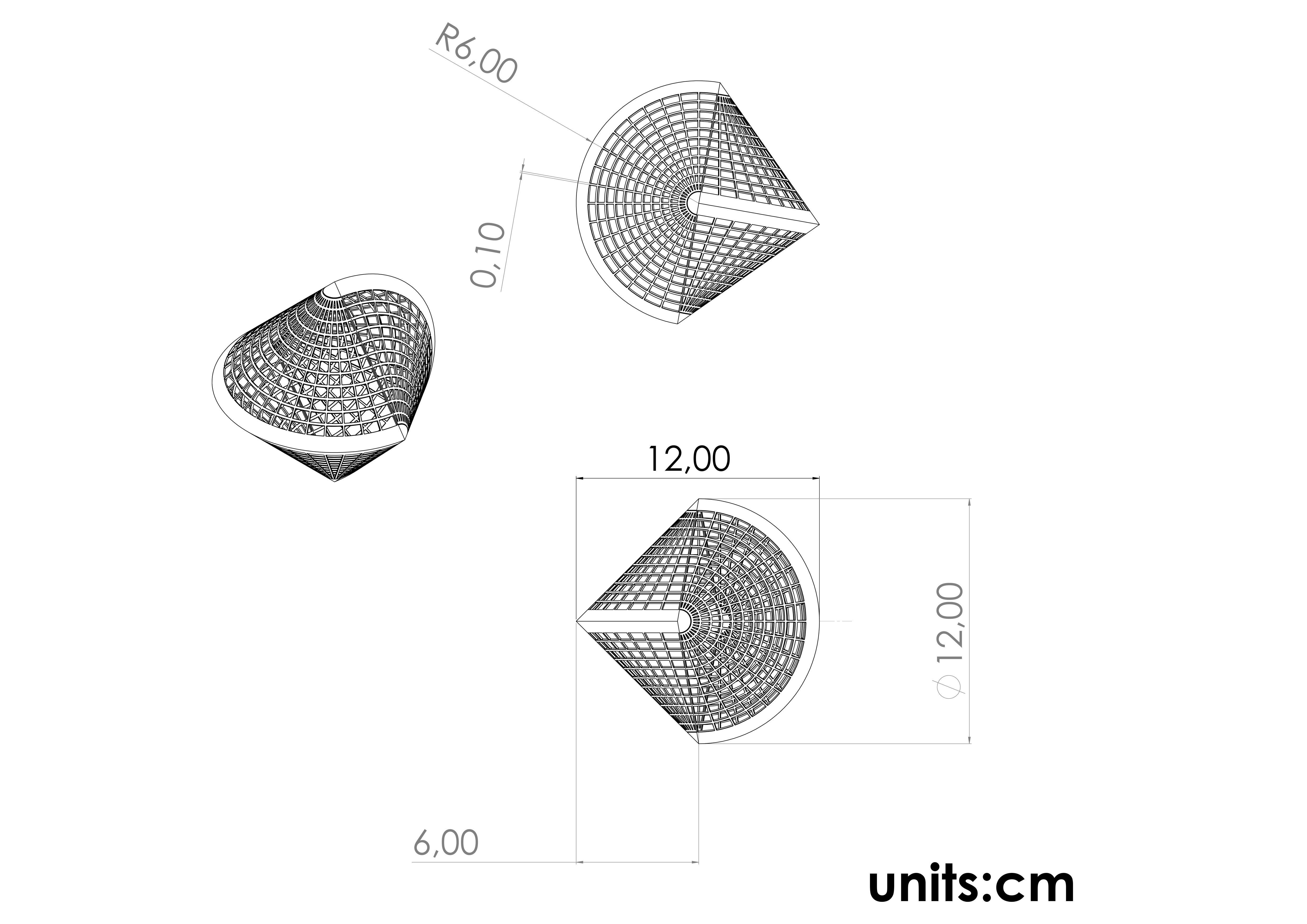 herizone orange triangular structure 3D print model_7