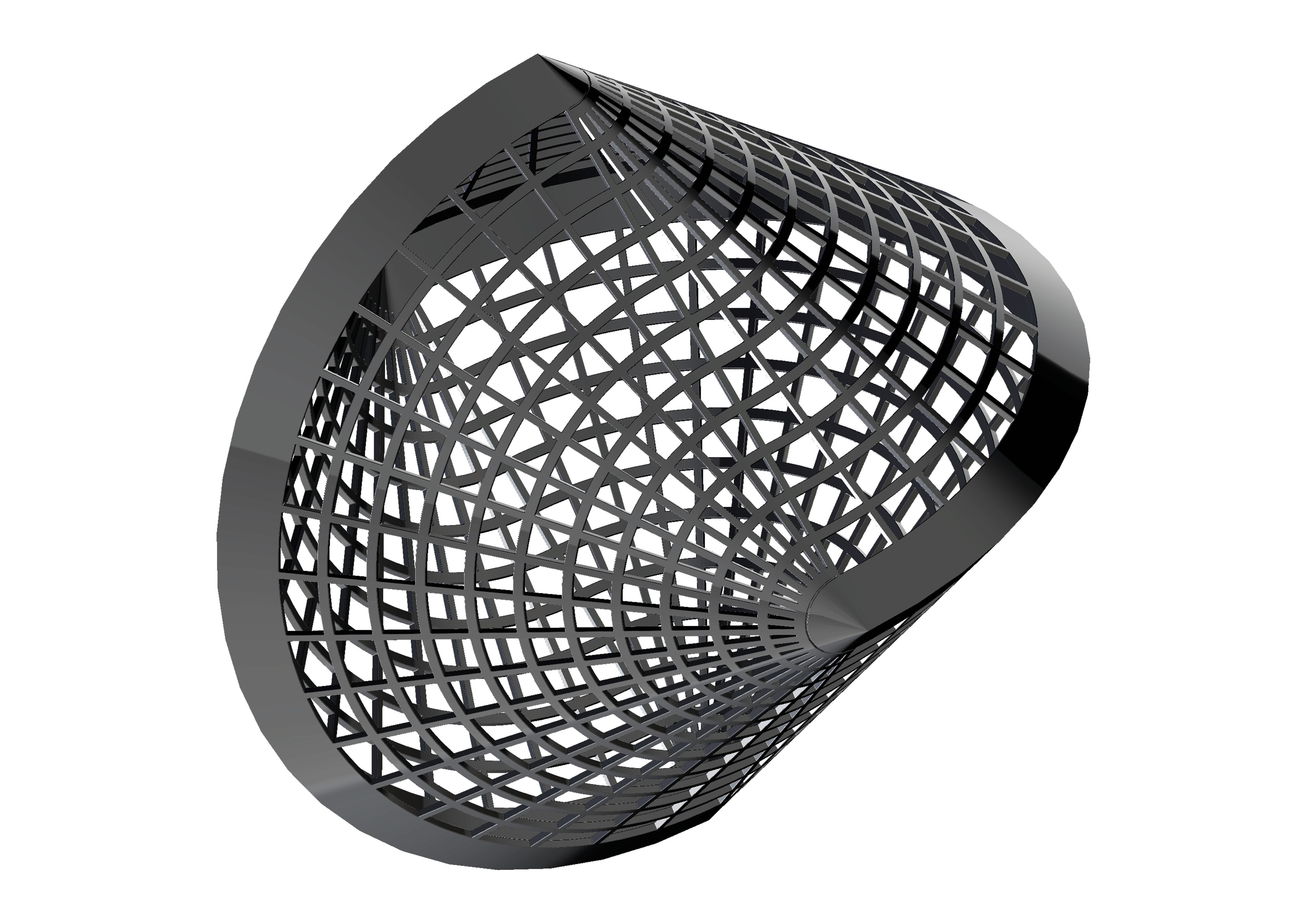 herizone orange triangular structure 3D print model_4