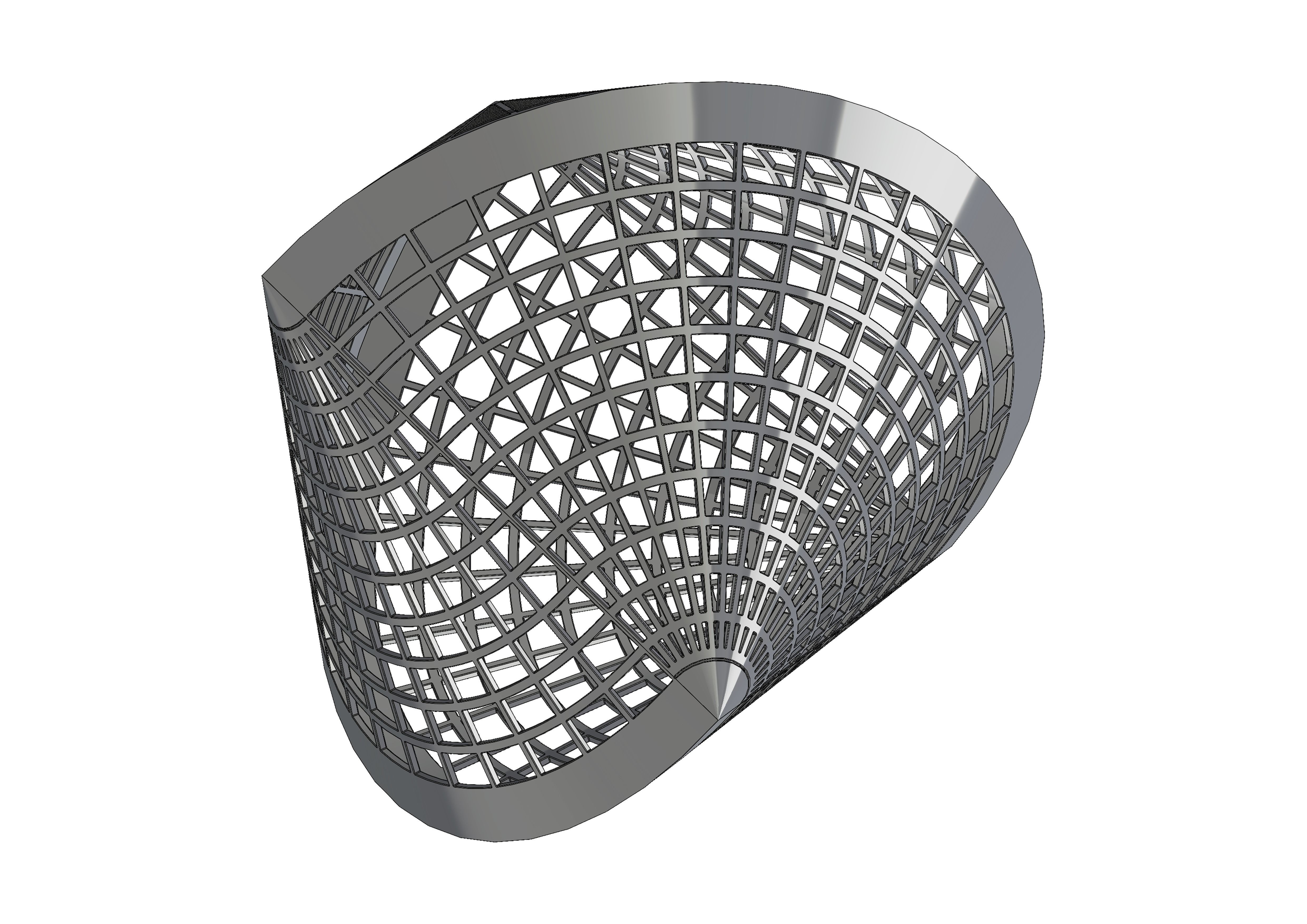 herizone orange triangular structure 3D print model_5